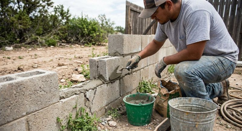Block Wall Repair in Temple, TX