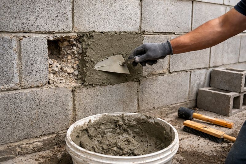 Block Wall Repair in Moody, TX