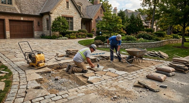 Brick Driveway Repair in Temple, TX