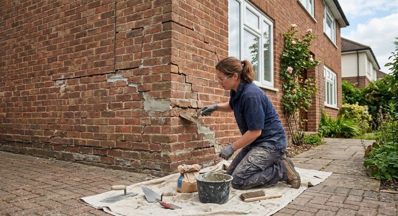 Brick Wall Repair in Harker Heights, TX