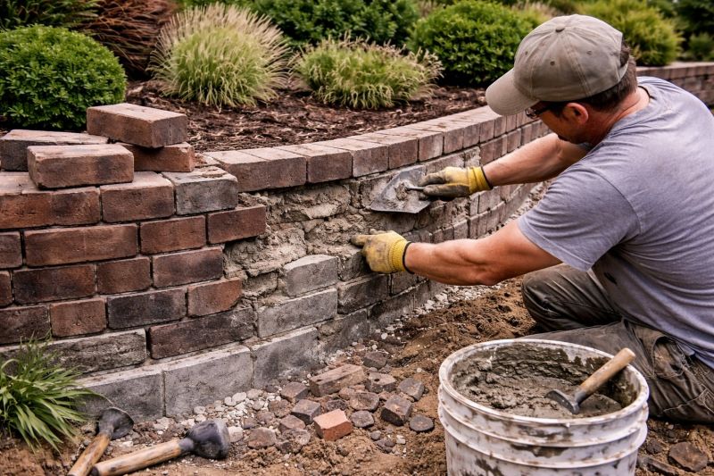 Brick Wall Repair in Jarrell, TX