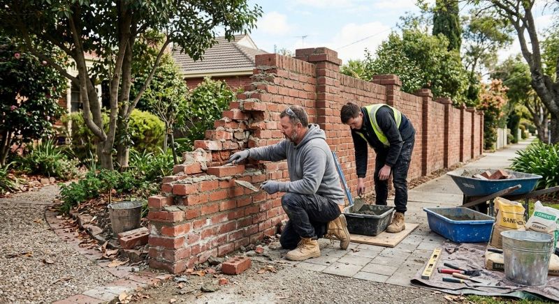 Brick Wall Repair in Jarrell, TX