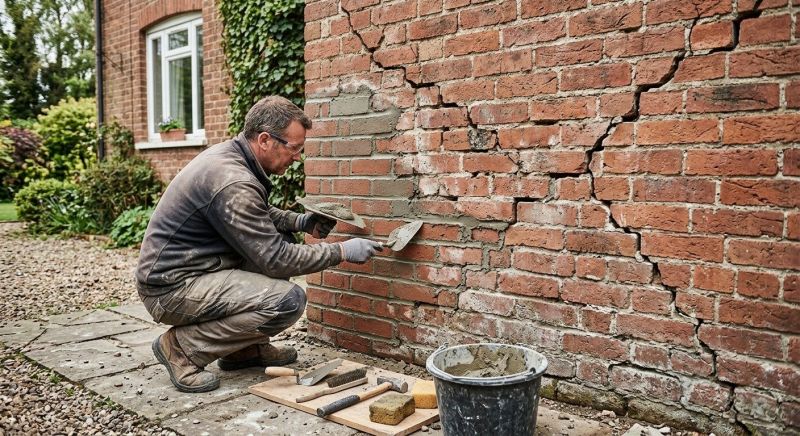 Brick Wall Repair in Troy, TX