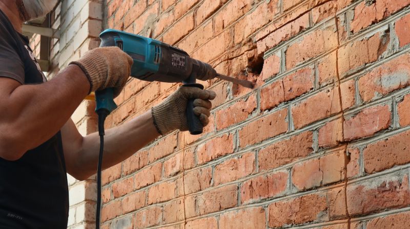 Brick Wall Repair in Troy, TX