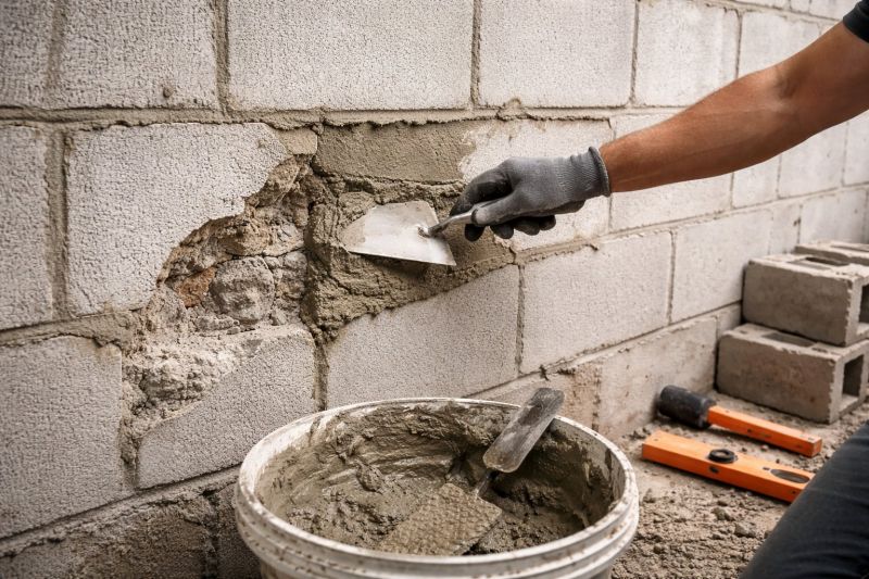 Cinder Block Wall Repair in Lorena, TX