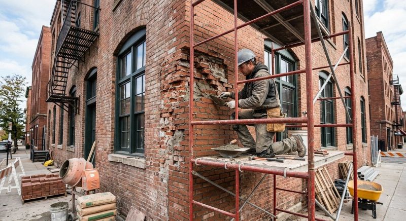 Commercial Brick Repair in Temple, TX